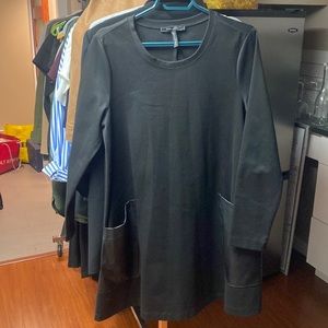 BCBG black long sleeve dress
